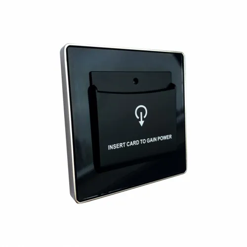 Сетевой энергосберегающий выключатель Ozlocks SW-F04/N/MF/black фото 2