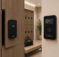 Мебельный электронный замок Ozlocks свободный выбор с инфотерминалом 13,56 MHz с антивандальным корпусом SL-F11/FS/MF/W