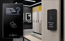 Мебельный электронный замок Ozlocks свободный выбор с инфотерминалом 13,56 MHz с антивандальным корпусом SL-F33/FS/MF/P