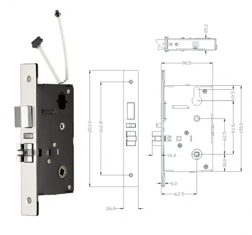Электронный SMART-замок Ozlocks HL-F04/SM/MF фото 7