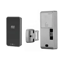 Мебельный электронный замок Ozlocks свободный выбор с инфотерминалом 13,56 MHz с антивандальным корпусом SL-F11/FS/MF/Wt