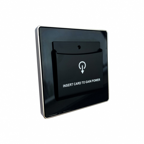 Сетевой энергосберегающий выключатель Ozlocks SW-F04/N/MF/black фото 2