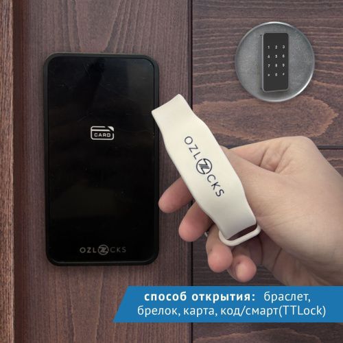 Мебельный электронный замок Ozlocks фиксированный выбор 13,56 MHz SL-F11/F/MF/P фото 2